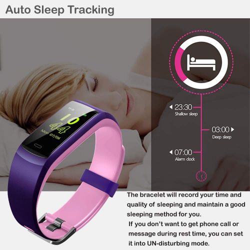  Willful Fitness Tracker, Heart Rate Monitor Activity Tracker Pedometer Fitness Watch for Women Men Kids (Color Screen,Swimming Waterproof,Sleep Tracker,Call Message Notice,Vibratio