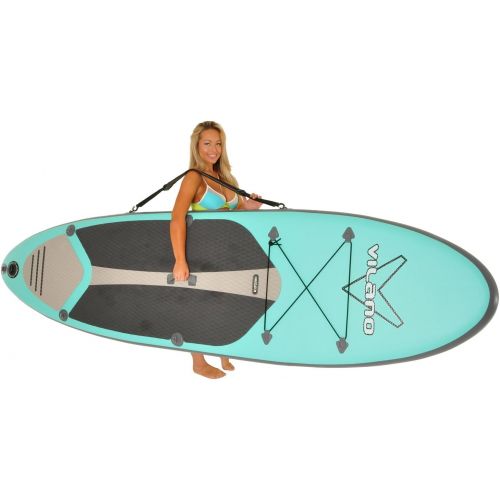  Vilano Navigator 10 (6 Thick) Inflatable SUP Stand Up Paddle Board Package