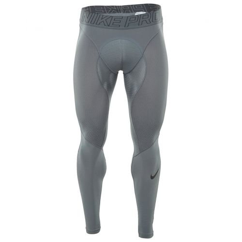 나이키 Nike Pro Mens Hyperwarm Compression Pants Grey 646368 065
