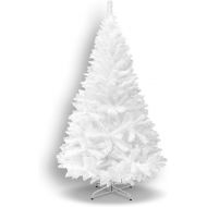BenefitUSA 6 White Classic Pine Christmas Tree Artificial Realistic Natural Branches-Unlit