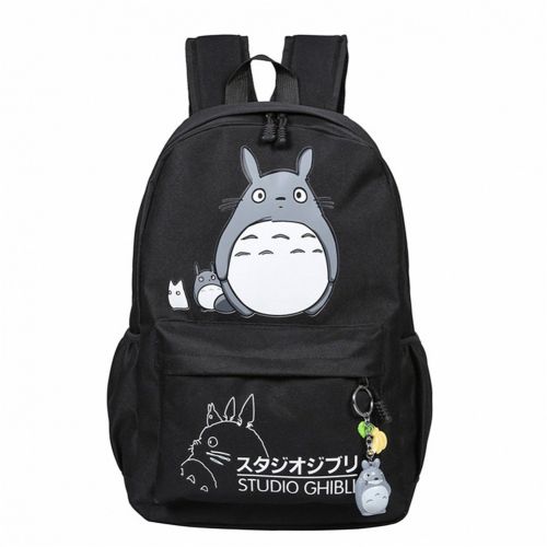  YOURNELO Fashion Boys Girls Miyazaki Hayao Totoro Canvas School Backpack Bookbag