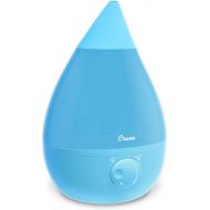 Crane USA Humidifiers - Ultrasonic Cool Mist Humidifier, Filter-Free, 1 Gallon, for Home Bedroom Baby Nursery and Office, Blue and White