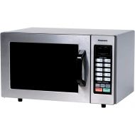 Panasonic Countertop Commercial Microwave Oven NE-1054F Stainless Steel with 10 Programmable Memory and Touch Screen Control, 0.8 Cu. Ft, 1000W