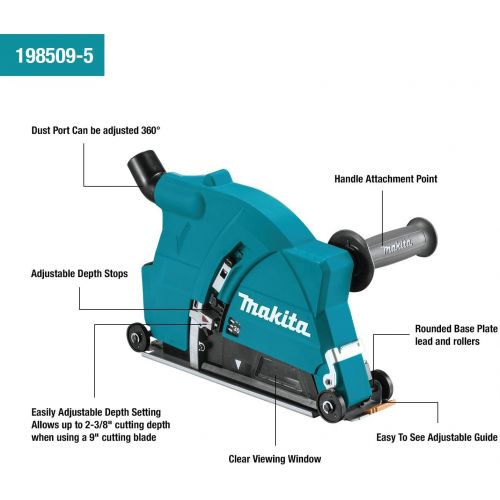  Makita 198509-5 Dust Extraction 9 Dust Extraction Cutting Guard
