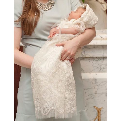  Aorme Ivory Lace Baby-Girls Christening Baptism Gowns Hat Trim Edge