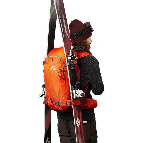 그레고리 Gregory Mountain Products Targhee 45 Liter Backcountry Ski Backpack | Skiing, Snowboarding, Snowshoeing | Insulated Hydration Hose Cover, Helmet Holder, Ski and Snowboard Carry Str