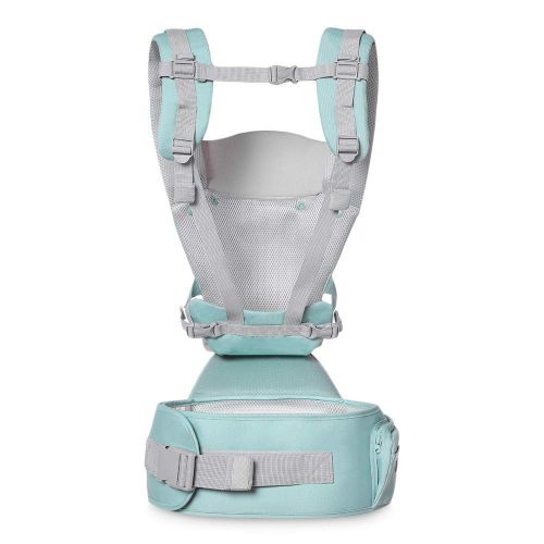  AODD Baby Hip Seat Belt Carrier Ergonomic Baby Carrier with Hip Seat for All Seasons, Adjustable Newborn to Toddler Carrier，for Easy Breastfeeding, One Size Fits All -Adapt to Newb