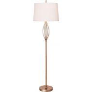 Catalina Lighting 20439-001 Ivy Painted Antique Silver Floor Lamp