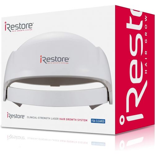  IRestore iRestore Laser Hair Growth System - FDA Cleared Hair Loss Treatments: Hair Regrowth for Men and Women with Balding, Thinning Hair (Device Only) - Uses Red Light Therapy Like Hair L