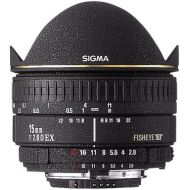 Sigma 15mm F2.8 EX Diagonal Fisheye Lens for Nikon SLR Camera