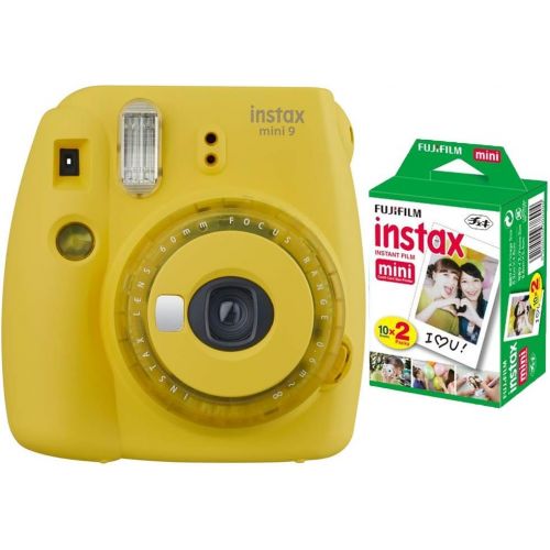 후지필름 Fujifilm Instax Mini 9 (Lime Green) Instant Camera with Mini Film Twin Pack