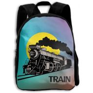 SARA NELL Kids School Backpack Train Boys Girls Bag