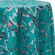 Ultimate Textile Commons 60-Inch Round Tablecloth - Fits Tables Smaller Than 60-Inches in Diameter