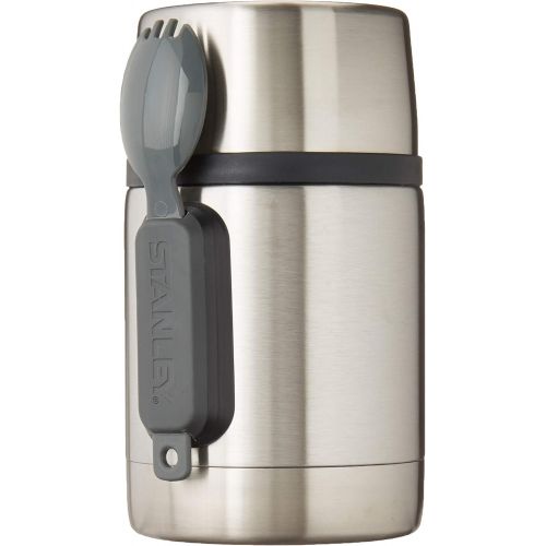 스텐리 Stanley Classic Legendary Vacuum Insulated Food Jar 18 oz  Stainless Steel, Naturally BPA-Free Container  Keeps Food/Liquid Hot or Cold for 15 Hours  Leak Resistant, Easy Clean