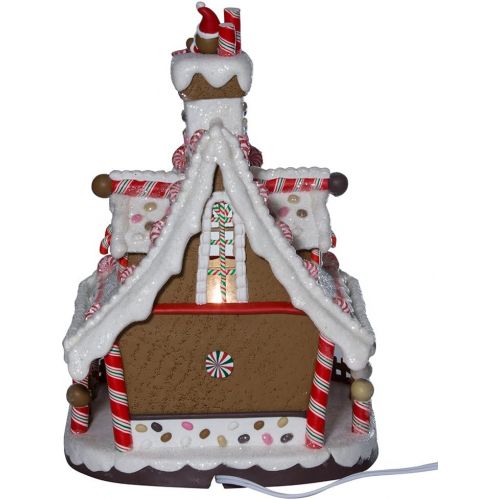 커트애들러 Kurt Adler 12-Inch Lighted Christmas Gingerbread House