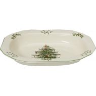 Spode Christmas Tree Open Vegetable Dish , 1 11-12-Inch