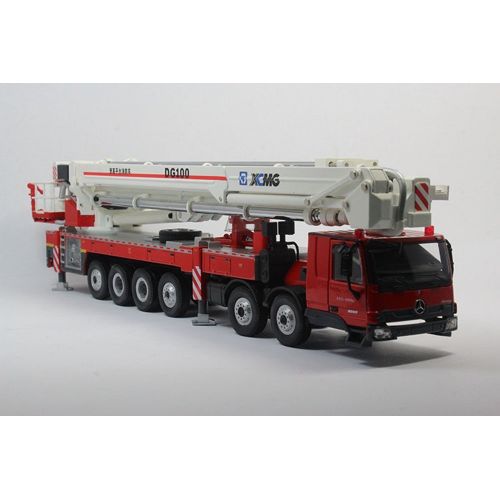  Easy XCMG 1:50 DG100 High platform fire engines Rescue cranes Diecast model