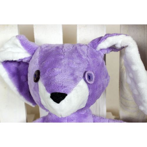  NuvaArt Stuffed Bunny, Plush Rabbit, Handmade Bunny, Soft Toy, Mascot Bunny, Ernest