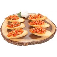 Rustic Food Serving Board, Bread Board, Cutting Board - Natural Wood Tree Trunk - 23 x 7 - 1ct Box - Restaurantware