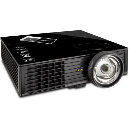  ViewSonic PJD6683WS WXGA 1280x800 DLP Projector, 3000 ANSI Lumens, 15,000:1 Contrast Ratio - Black