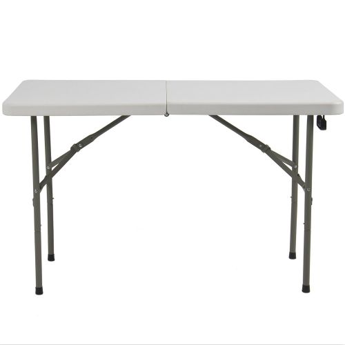 트렉 Trekology panit2524 Folding Table 4 Portable Plastic Indoor Outdoor Picnic Party Dining Camp Tables