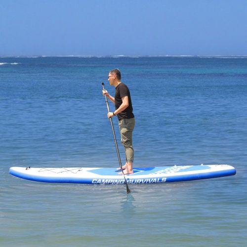 인플레터블 Amashion KS-SP1009 12 Adult Inflatable Premium SUP Stand Up Paddle Board Surfing Paddle