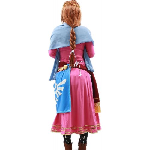  Xcoser Halloween Womens Princess Cosplay Costume Outfits Suit