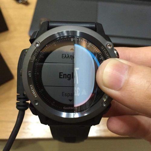  AchidistviQ 9H 2.5D Displayschutzfolie aus gehartetem Glas fuer Garmin Fenix 3 Wrist Watch