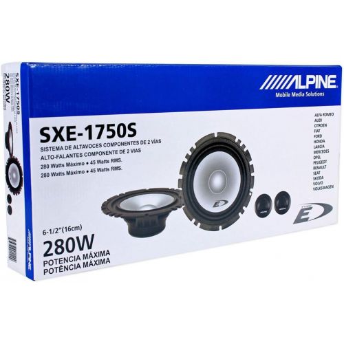  Alpine Two pairs of SXE-1750S Type-E 6.5 Component speakers
