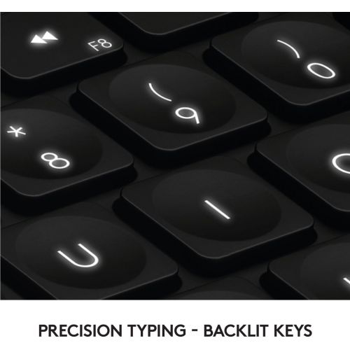 로지텍 Logitech Craft Advanced Wireless Keyboard with Creative Input Dial and Backlit Keys, Dark grey and aluminum