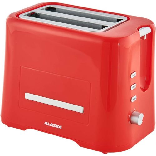  Alaska Fruehstuecksset 2209 | Rot | 2 in 1 | Wasserkocher + Toaster | 1,7 L | 2 Scheiben | Broetchen-Roestaufsatz | Auftau-, Aufback- und Unterbrechungsfunktion | Abschaltautomatik | K
