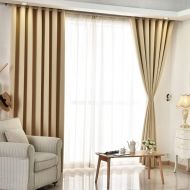 Abreeze Room Darkening Curtains Blackout Curtains Window Treatment Curtains Panel for Bedroom (1 Panel 79 Wide x 79 inch Long, Grey)