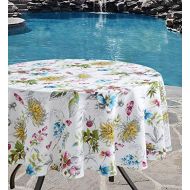 Benson Mills Garden Party Indoor/Outdoor Spillproof Tablecloth (60 X 84 Rectangular, Blooming Floral)
