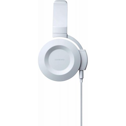 온쿄 Onkyo ES-FC300(W) On-Ear Headphones, White