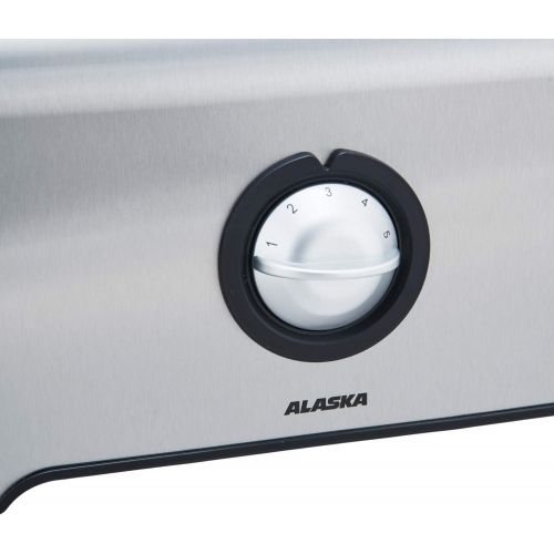  ALASKA Langschlitz Toaster TA2905SL | Auftaufunktion | Aufbackfunktion | Unterbrechungsfunktion | Roestgradkontrolle | Broetchen Aufsatz | Kruemelschublade | 980 W