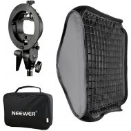 Neewer 32x32 inches Bowens Mount Softbox with Grid and S-Type Flash Bracket for Nikon SB-600, SB-800, SB-900, SB-910, Canon 380EX, 430EX II, 550EX, 580EX II, 600EX-RT, Neewer TT560