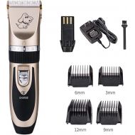 Yuxufeng BaoRun Pet Dog Grooming Clippers Professional Rechargeable Cordless Hair Clippers with Comb Low Noise for Small Medium Large Dogs Cats