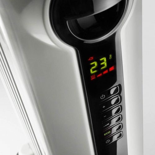 드롱기 DeLonghi TRRS0715E Radia S Eco Digital Full Room Radiant Heater with Silent Operation