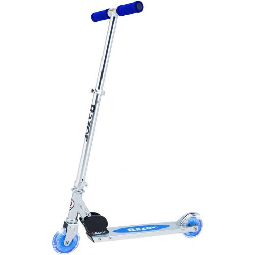 레이져(Razor) Razor A Lighted Wheel Kick Scooter - Blue