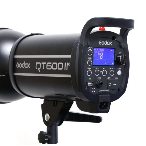  Godox QT600II x3 Built-in 2.4G Wireless X System,High Speed Studio Strobe Flash Light + X1T-F Trigger Compatible Fuji,Softbox,Light Stand, Studio Boom Arm Top Light Stand (110v)