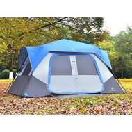 [아마존베스트]ALPHA CAMP Instant Tent for Camping Easy Setup Cabin Tent with Foot Mud - 10 x 9