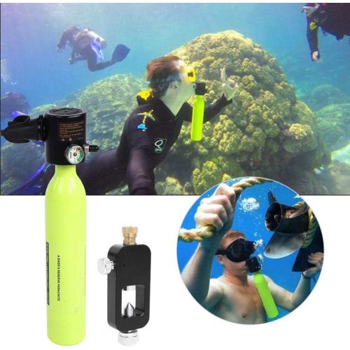  Vbestlife. Oxygen Cylinder High Pressure Air Pump Scuba Tank Refill Adapter Set Diving Breathe Underwater with Gauge Snorkeling Breathing Equipment