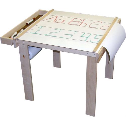  Beka 08402 Art Table one wood tray paper holder under table (paper sold separately)