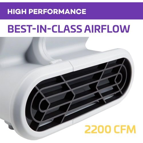  ProTeam 107132 ProBlitz Air Mover Fan, Utility Fan, Carpet Dryer, High Velocity Blower Fan