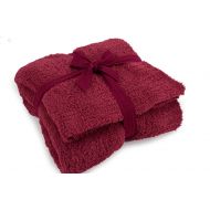 Barefoot Dreams Cozy Chic Throw Blanket (Cranberry)