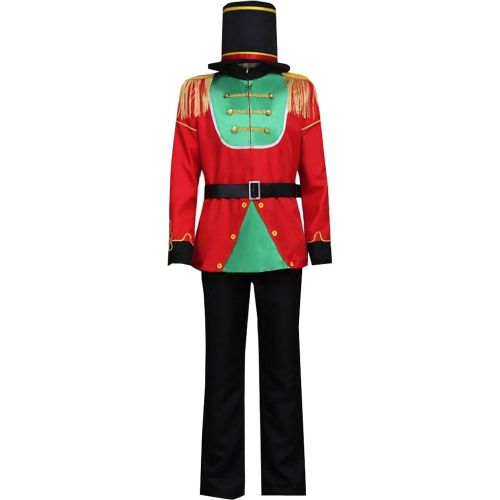  AGLAYOUPIN Adult Soldier Guard Cosplay Christmas Costume Hat Coat Halloween