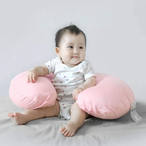  [아마존베스트]TILLYOU Large Zipper Personalized Nursing Pillow Cover, 100% Egyptian Cotton Soft Hypoallergenic Feeding Pillow Slipcovers for Baby Girls Boys, Fits Standard Infant Support Pillows