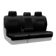 Coverking Custom Fit Center 60/40 Bench Seat Cover for Select Lexus GX470 Models - Premium Leatherette Solid (Black)