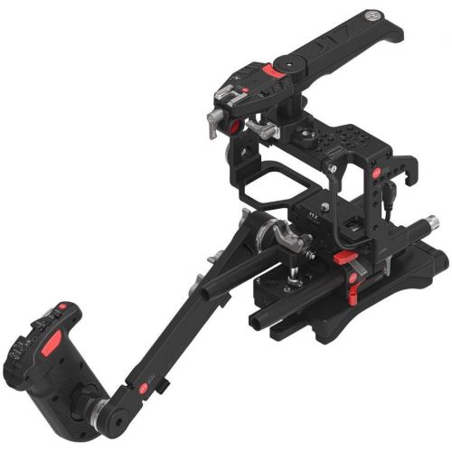  JTZ DP30 JL-JS7 Camera Cage with 15mm Rail Rod Baseplate Rig and Top Handle+Electronic Handle Grip for SONY A7,A7II,A7R,A7RII,A7S,A7SII DSLR Cameras