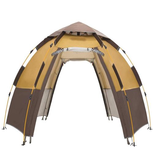  Anchor 3-4 Person Camping Tent Backpacking Tents Hexagon Waterproof Dome Automatic Pop-Up Outdoor Sports Tent Camping Sun Shelters